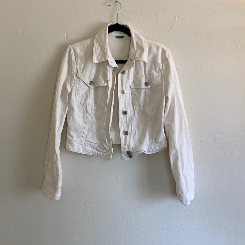 White Jean Jacket